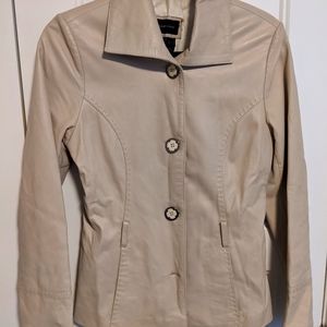 Genuine Cream Leather Jacket